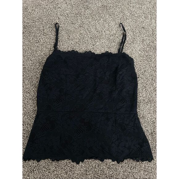 Isaac Mizrahi for Target Black Lace Top with Side Zipper size Medium - Picture 1 of 9